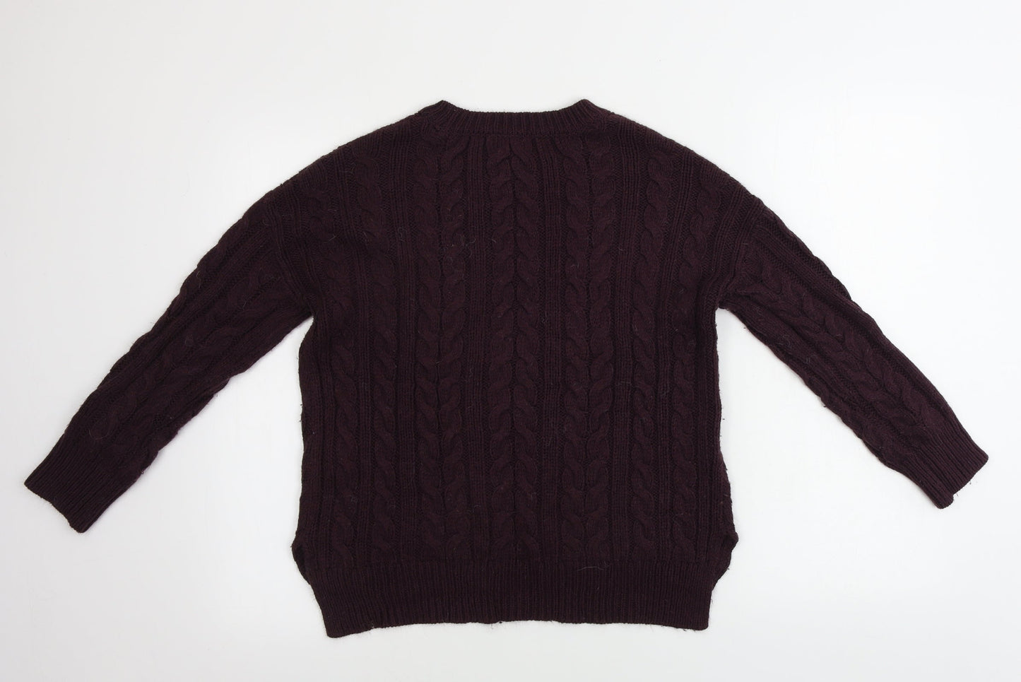 Womens UK Size S Atmosphere Purple Pullover Jumper