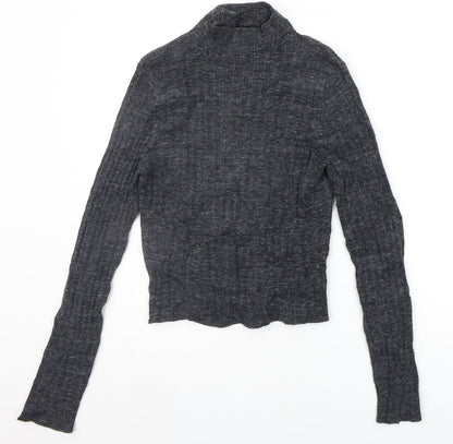 Womens UK Size 12 New Look Grey Pullover Jumper