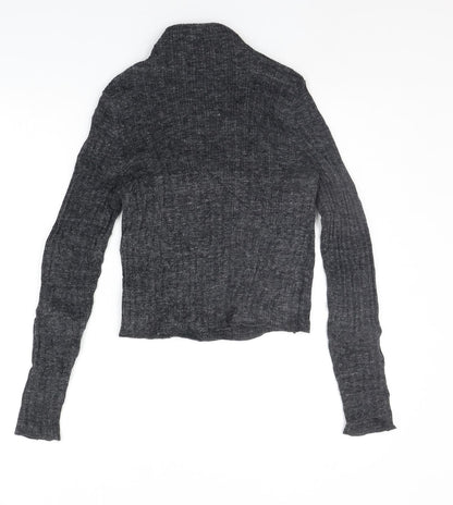 Womens UK Size 12 New Look Grey Pullover Jumper