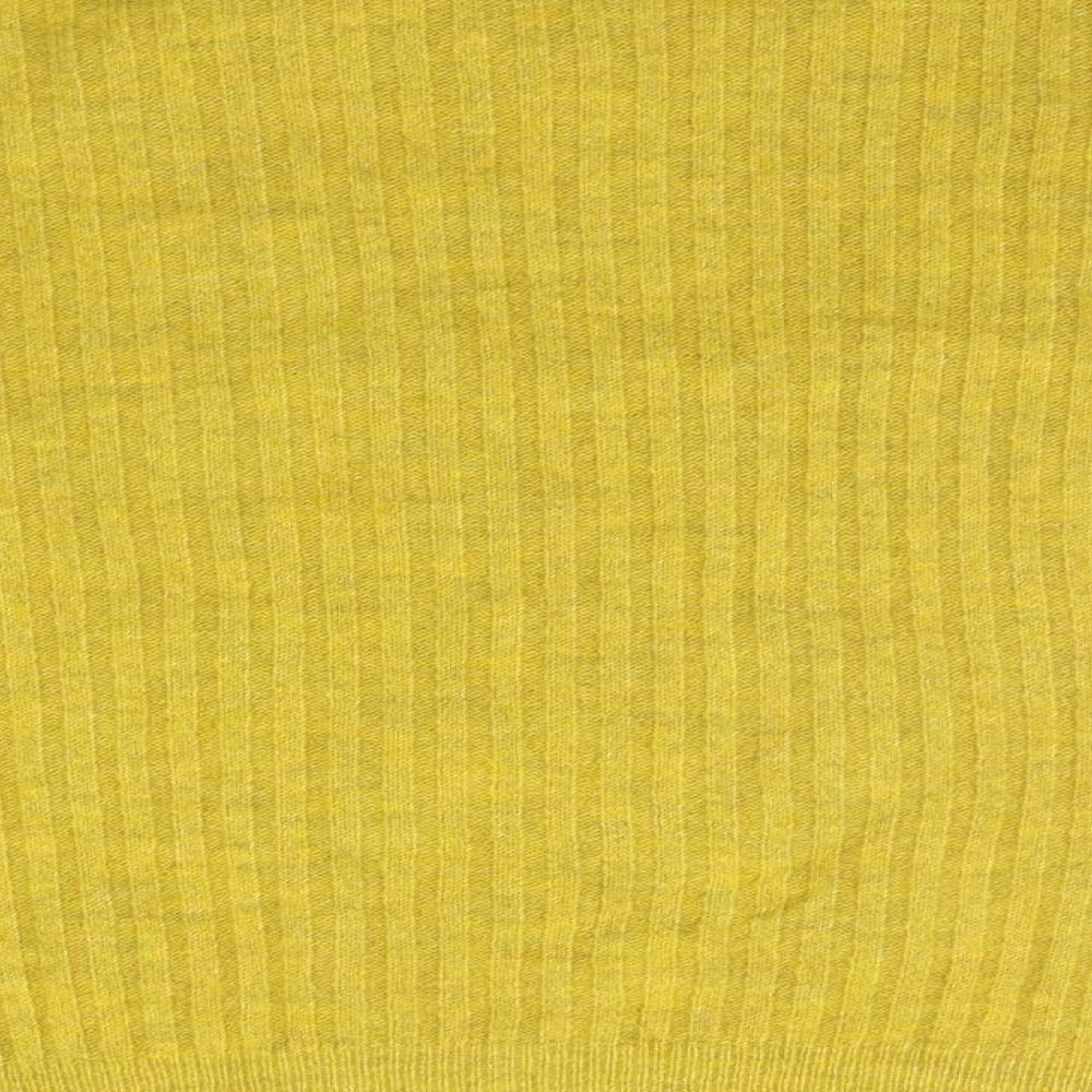 Womens UK Size L Peacocks Yellow Pullover Jumper