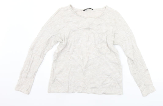 Womens UK Size 10 st bernard Beige Pullover Jumper
