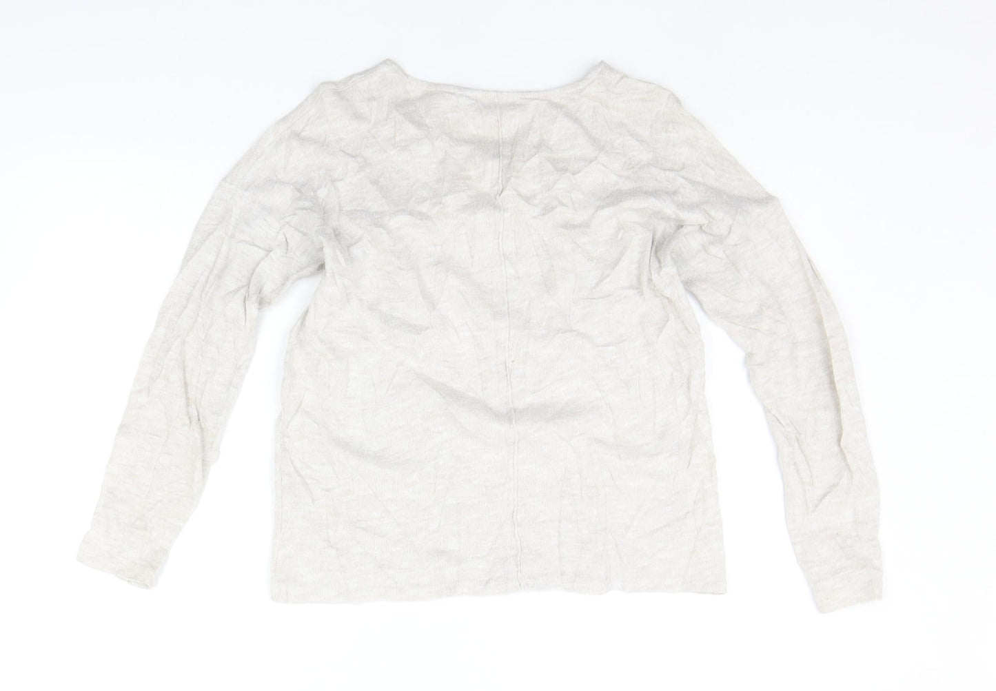Womens UK Size 10 st bernard Beige Pullover Jumper