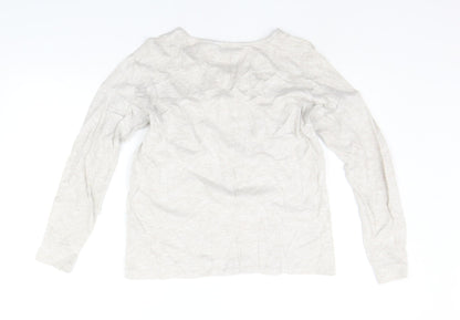 Womens UK Size 10 st bernard Beige Pullover Jumper