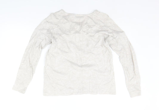 Womens UK Size 10 st bernard Beige Pullover Jumper