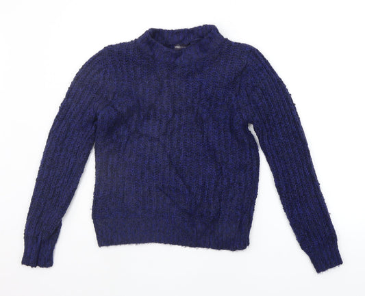 Womens UK Size 8 Marks and Spencer Blue Pullover Jumper