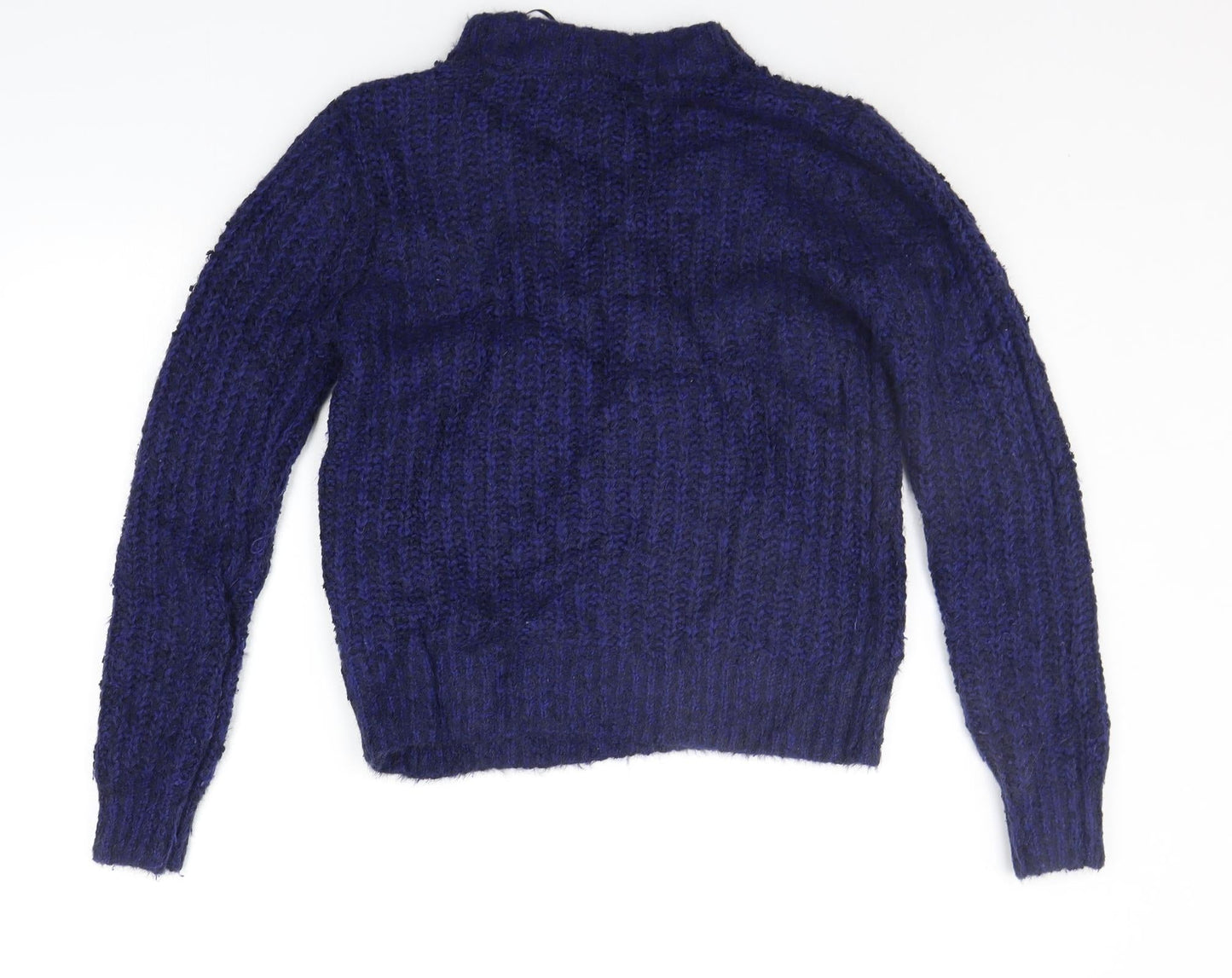 Womens UK Size 8 Marks and Spencer Blue Pullover Jumper