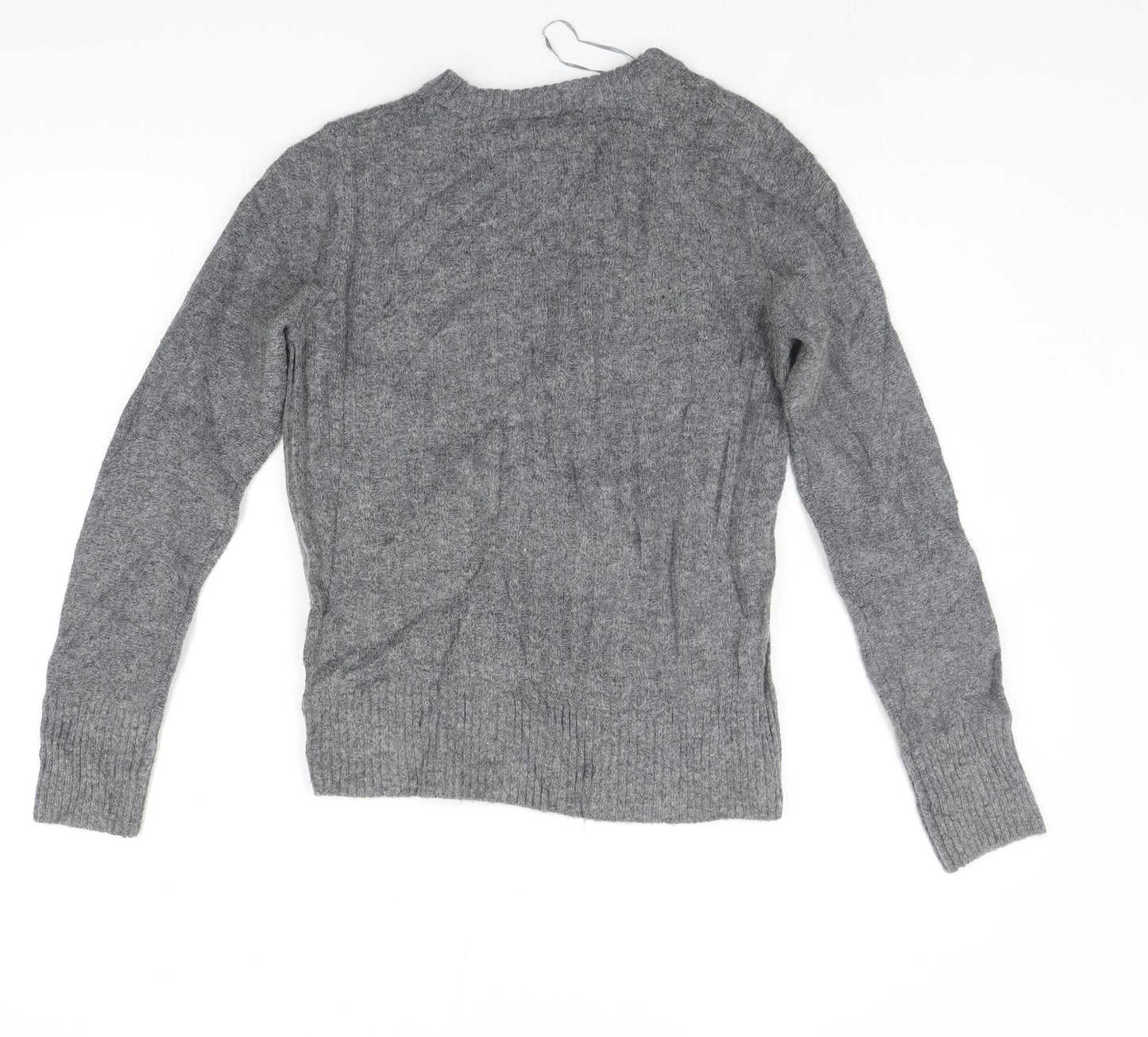 Womens UK Size 10 Topshop Grey Pullover Jumper