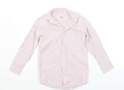 Penny Boys White Check  Basic Button-Up Size 12 Years