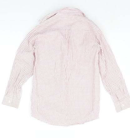 Penny Boys White Check  Basic Button-Up Size 12 Years