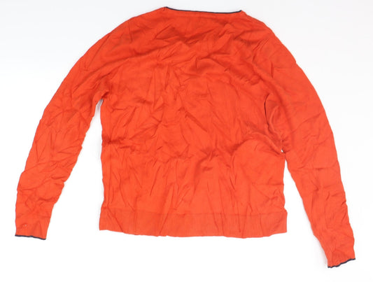 Belle Vere Womens Orange   Pullover Jumper Size XL