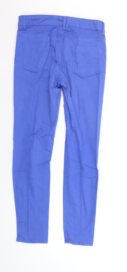 Womens UK Size 10 Marks and Spencer Regular Fit Straight Blue Jeans