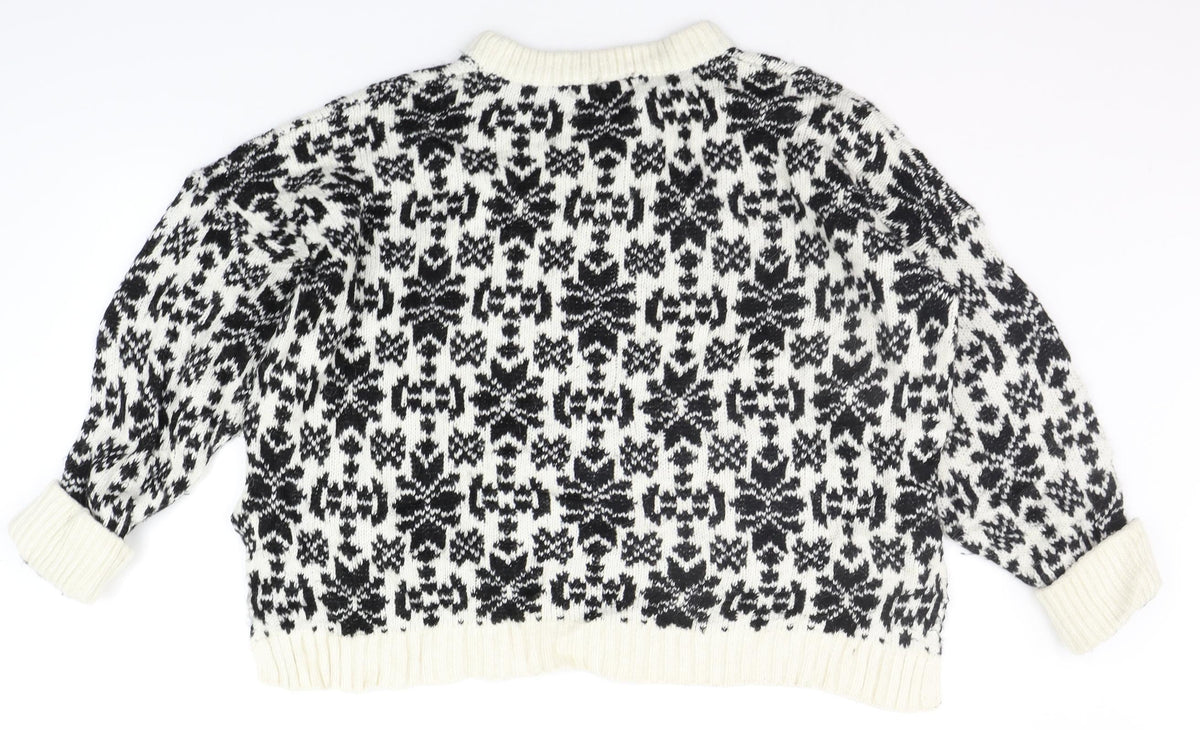 Womens UK Size M H&M Black Pullover Jumper
