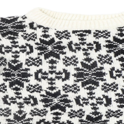 Womens UK Size M H&M Black Pullover Jumper