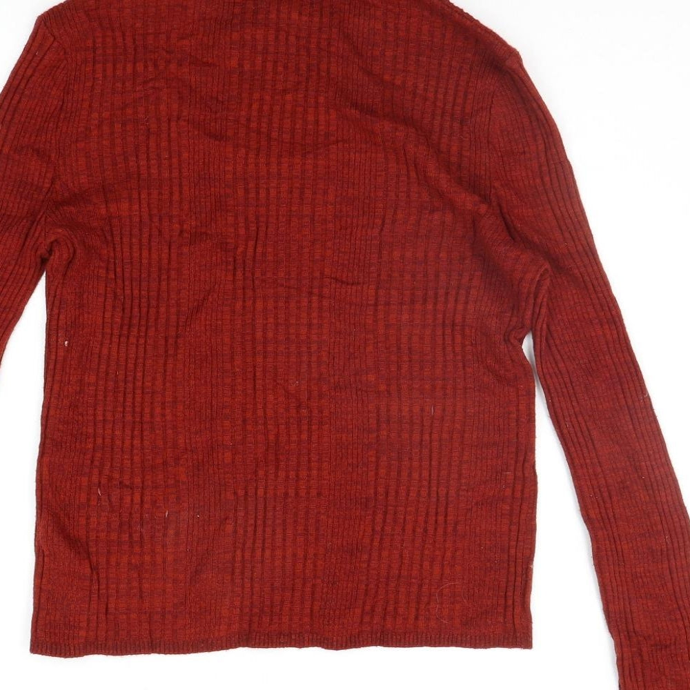 Womens UK Size 10 Topshop Red Pullover Jumper