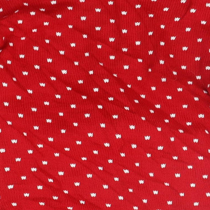 Impluse Boys Red Polka Dot  Pullover Hoodie Size 9-10 Years  - CHRISTMAS