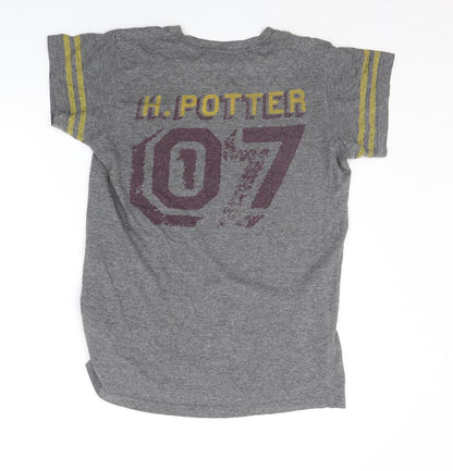 Womens UK Size XS LOVE TO LOUNGE Grey Basic T-Shirt