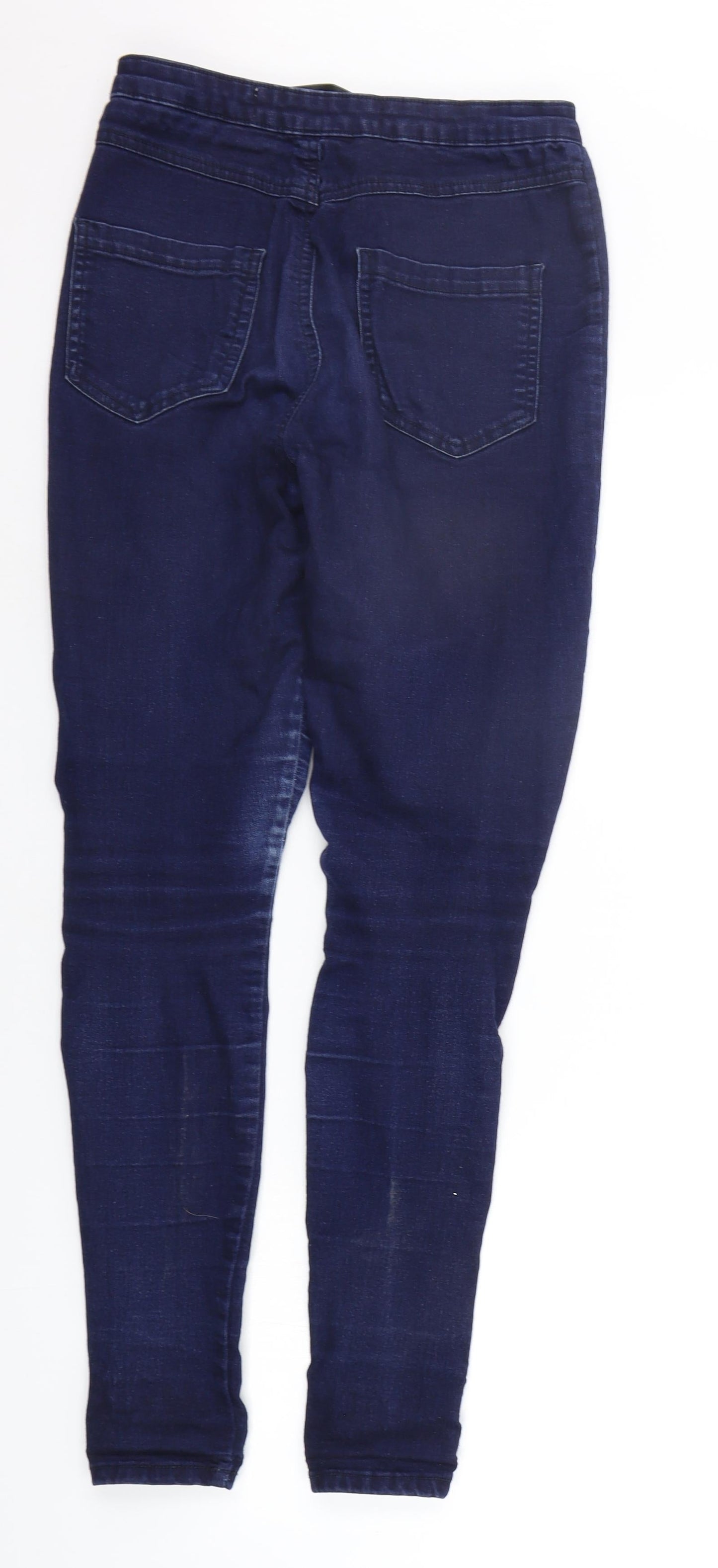 Denim & Co. Womens Blue   Skinny Jeans Size 10 L29 in