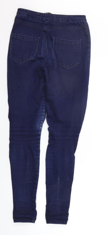 Denim & Co. Womens Blue   Skinny Jeans Size 10 L29 in