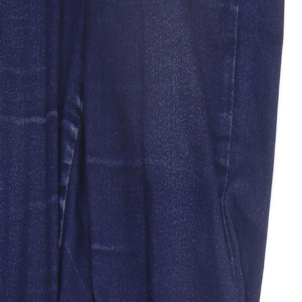 Denim & Co. Womens Blue   Skinny Jeans Size 10 L29 in