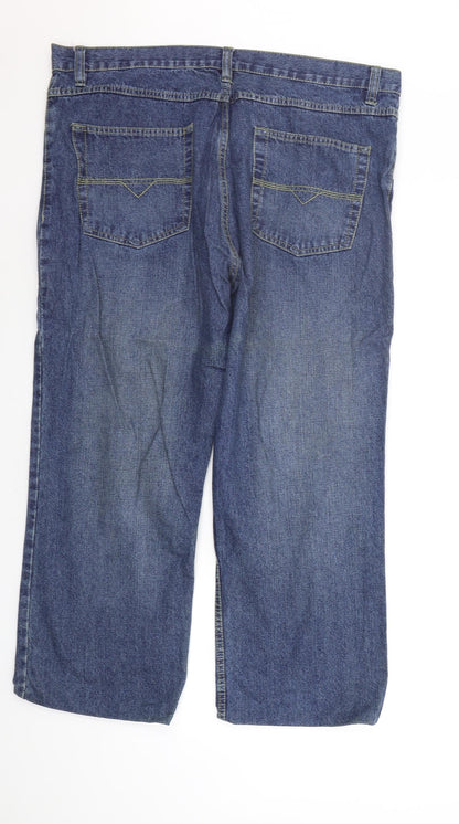 George Womens Blue   Straight Jeans Size 40 in L31 in