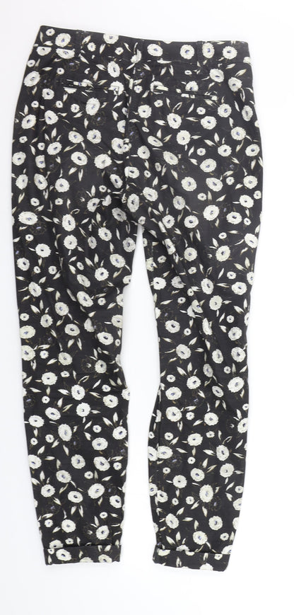 Womens UK Size 8 NEXT Regular Fit  Black Trousers