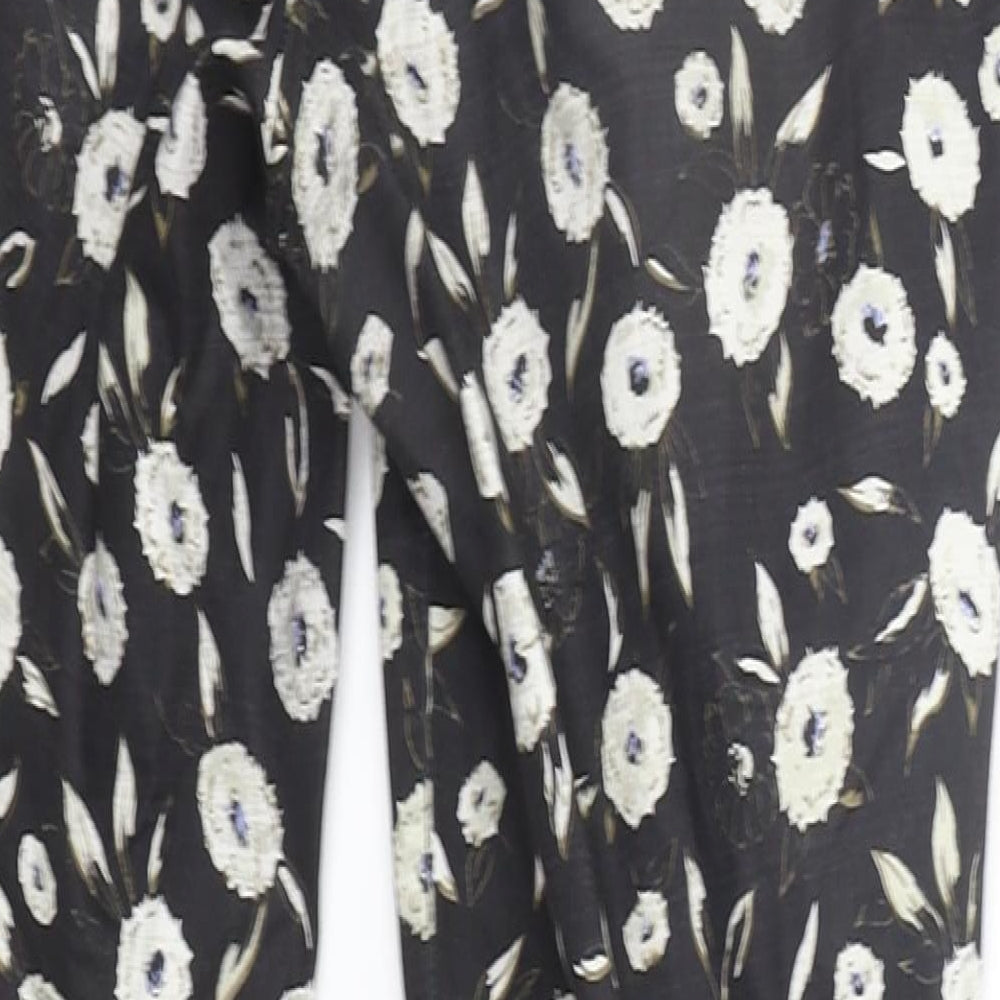 Womens UK Size 8 NEXT Regular Fit  Black Trousers