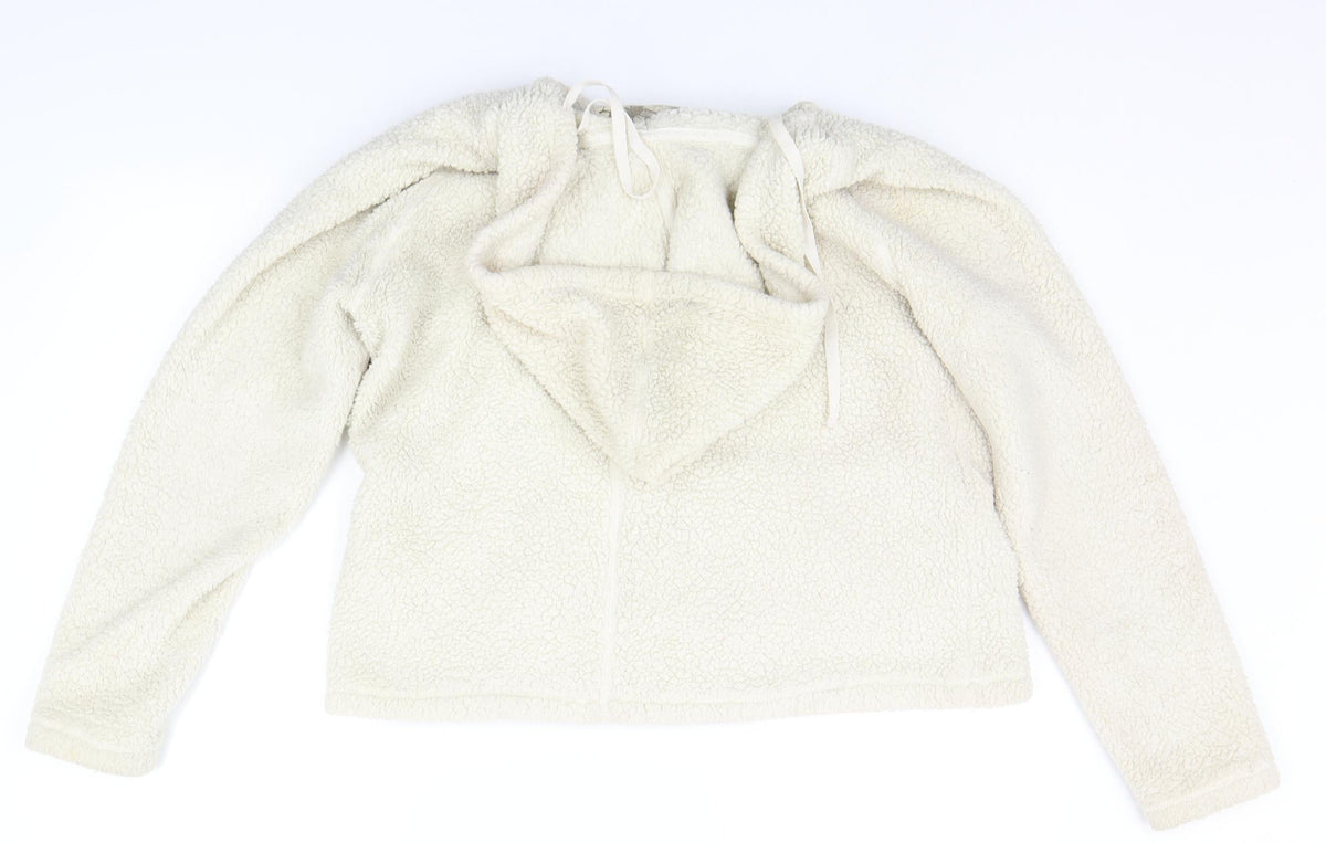 Next Womens Beige   Pullover Hoodie Size 12