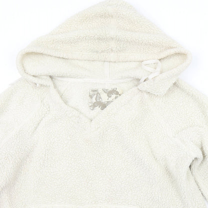 Next Womens Beige   Pullover Hoodie Size 12