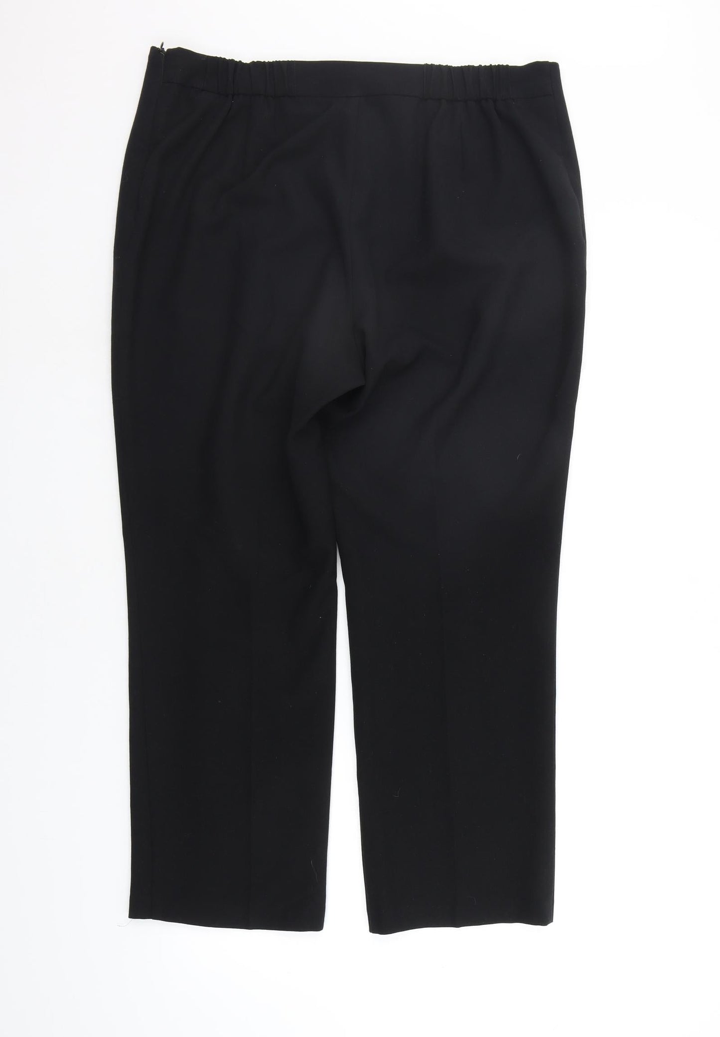 Womens UK Size 16 Marks and Spencer Regular Fit  Black Trousers