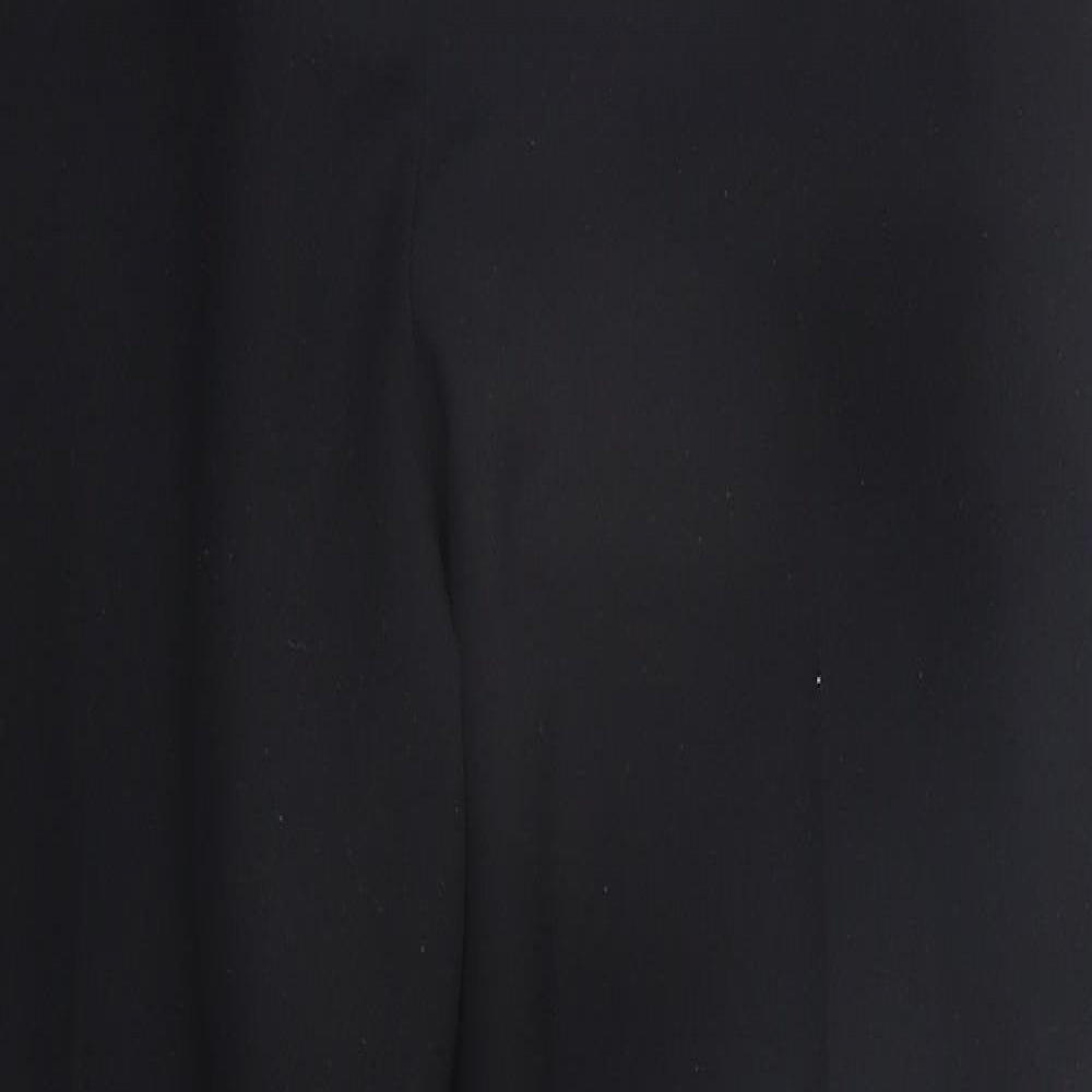 Womens UK Size 16 Marks and Spencer Regular Fit  Black Trousers