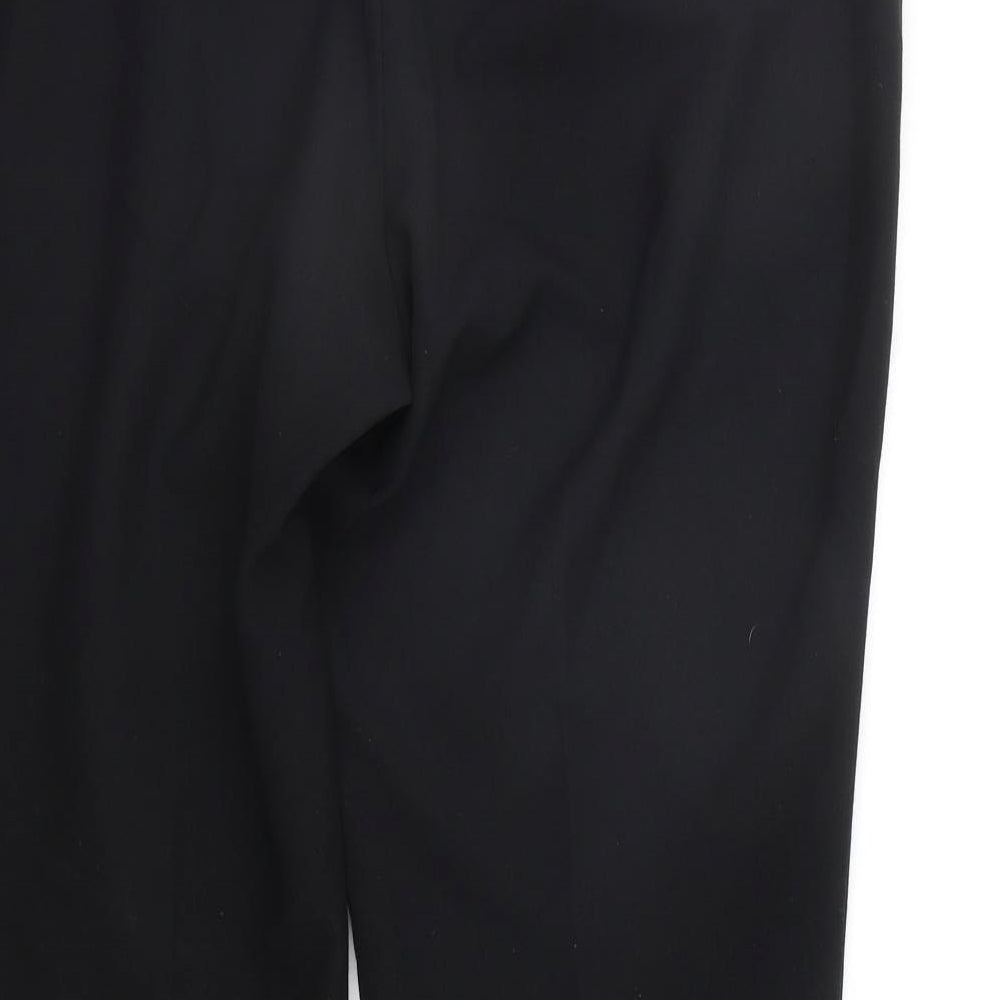Womens UK Size 16 Marks and Spencer Regular Fit  Black Trousers