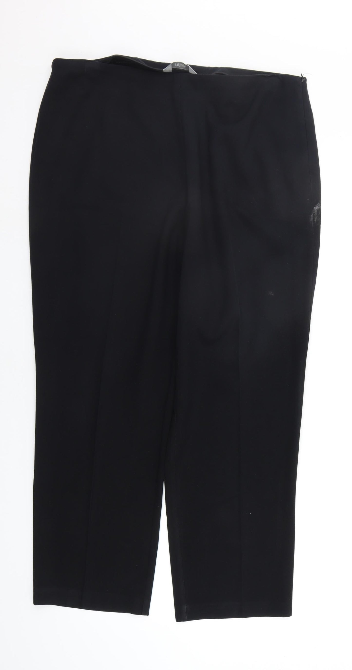 Womens UK Size 18 Marks and Spencer Regular Fit  Black Trousers