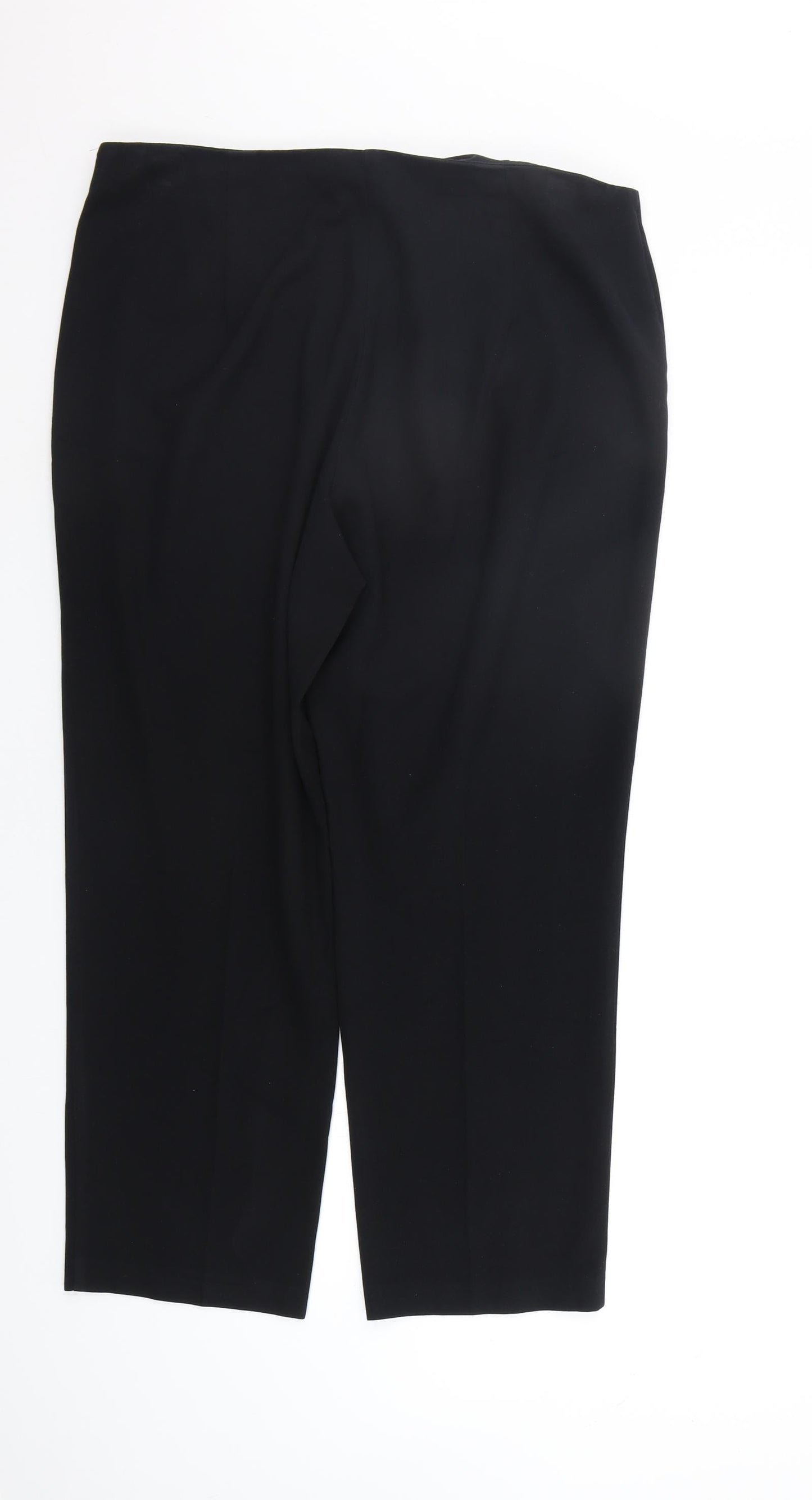 Womens UK Size 18 Marks and Spencer Regular Fit  Black Trousers