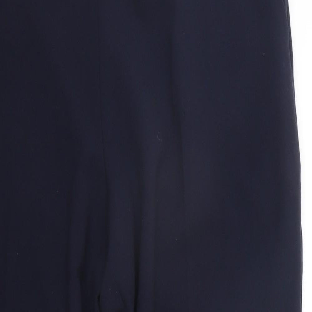 Womens UK Size 16 Marks and Spencer Regular Fit  Blue Trousers