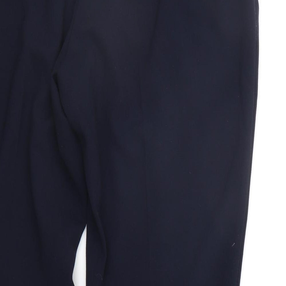 Womens UK Size 16 Marks and Spencer Regular Fit  Blue Trousers