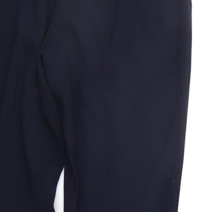 Womens UK Size 16 Marks and Spencer Regular Fit  Blue Trousers