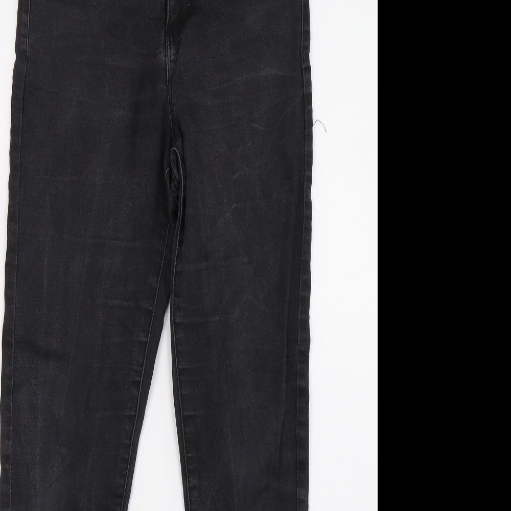 Primark Womens Black  Denim Skinny Jeans Size 8 L30 in