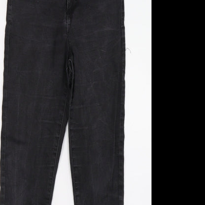 Primark Womens Black  Denim Skinny Jeans Size 8 L30 in