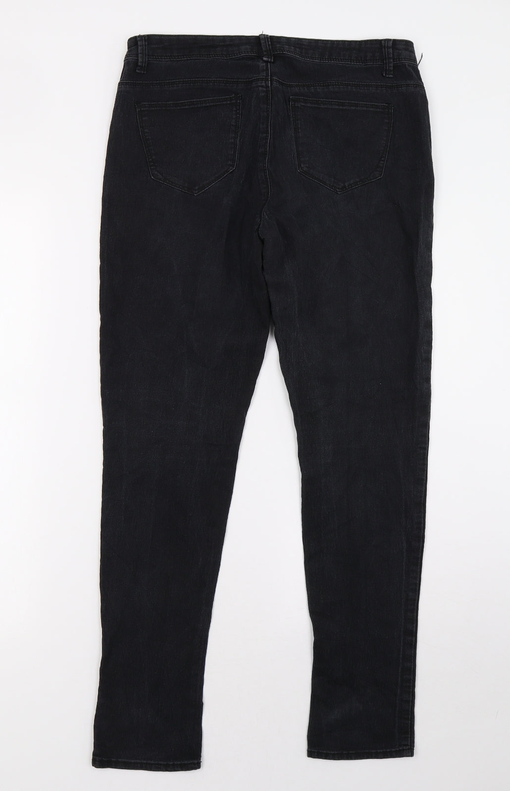 Primark Womens Black  Denim Skinny Jeans Size 10 L30 in