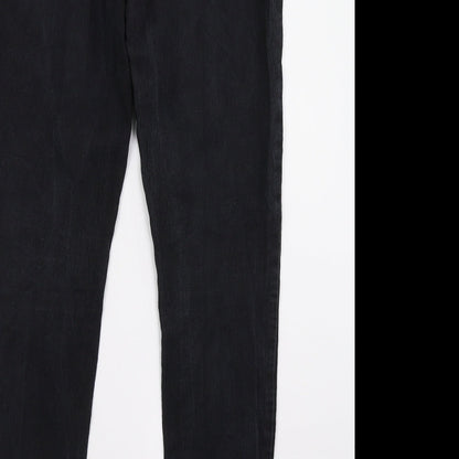 Primark Womens Black  Denim Skinny Jeans Size 10 L30 in