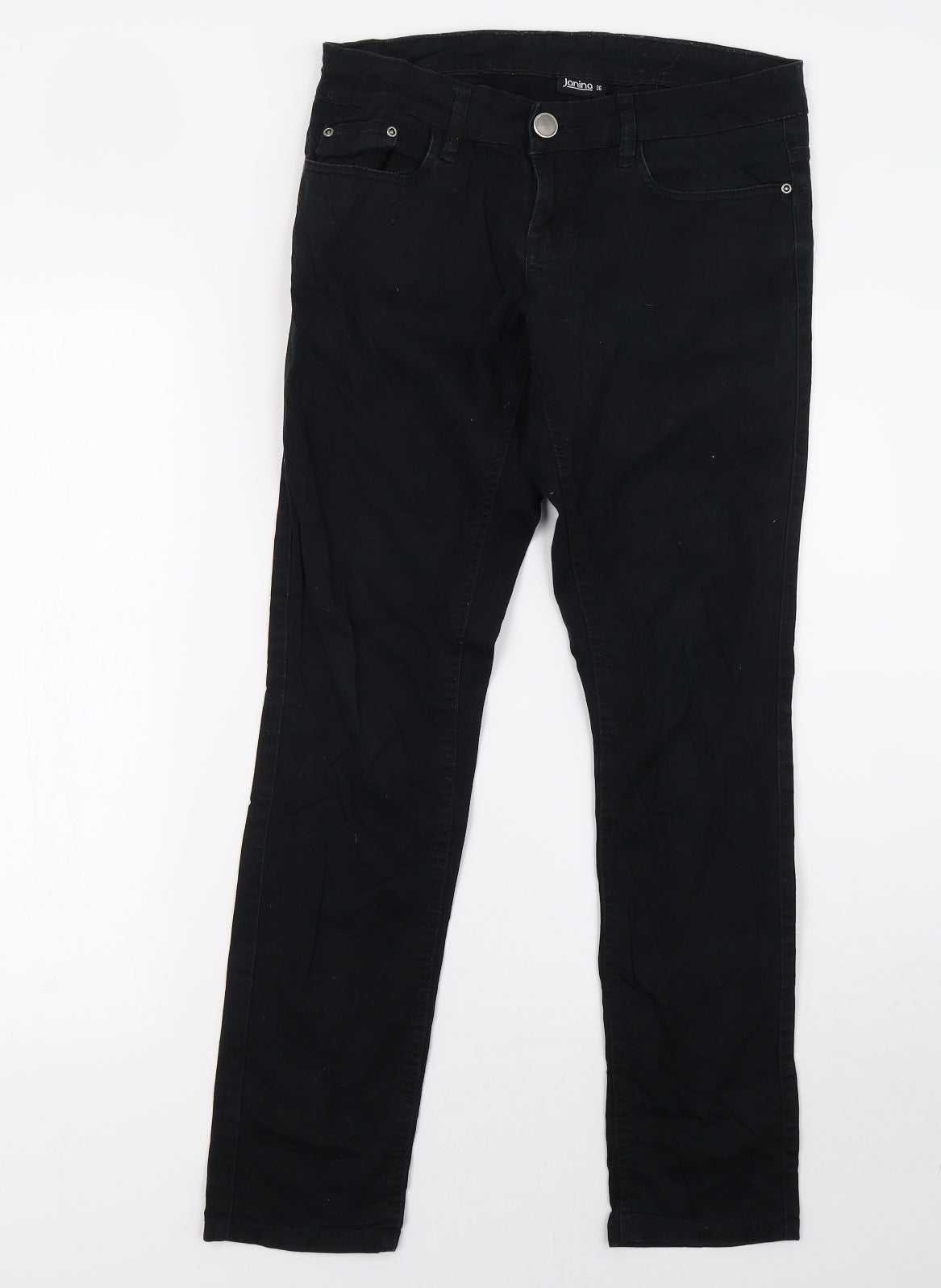 Womens UK Size 12 Janina Regular Fit  Black Trousers