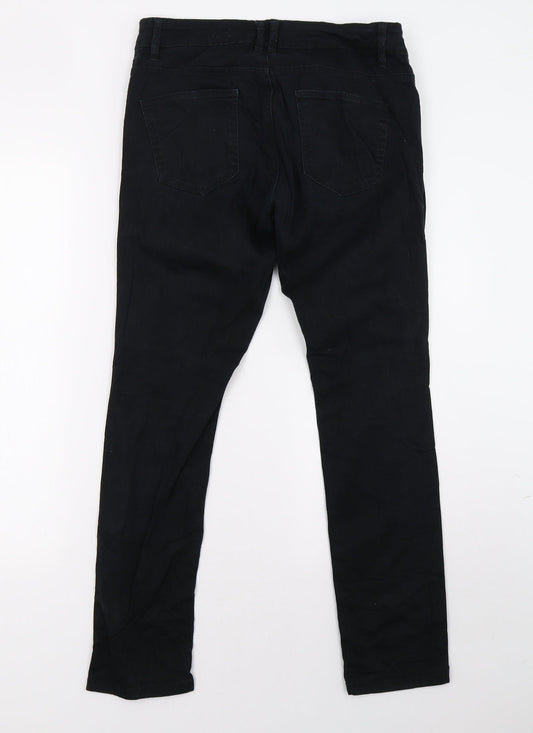 Womens UK Size 12 Janina Regular Fit  Black Trousers