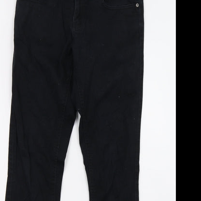 Womens UK Size 12 Janina Regular Fit  Black Trousers