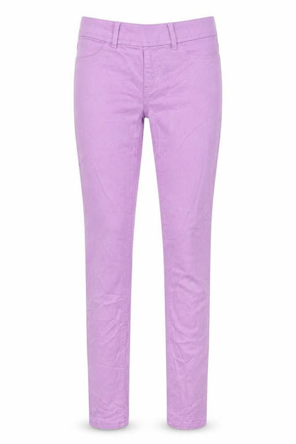 ever me Womens Purple  Denim Jegging Trousers Size 10 L30 in