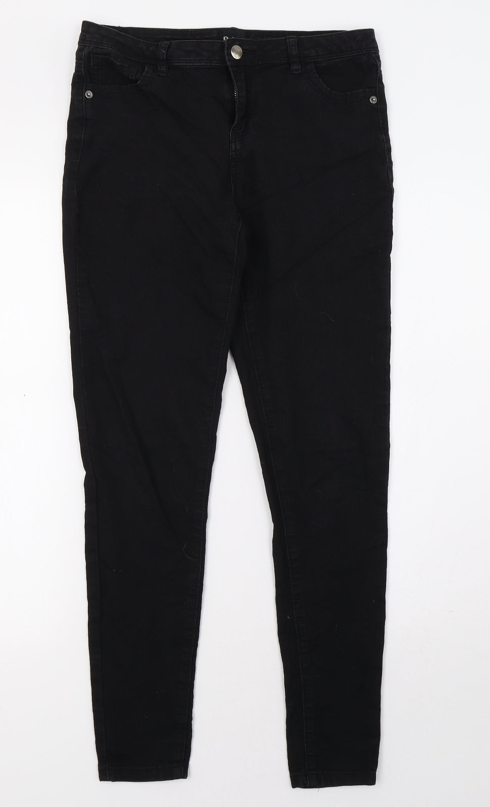 be.you Womens Black  Denim Skinny Jeans Size 10 L29 in