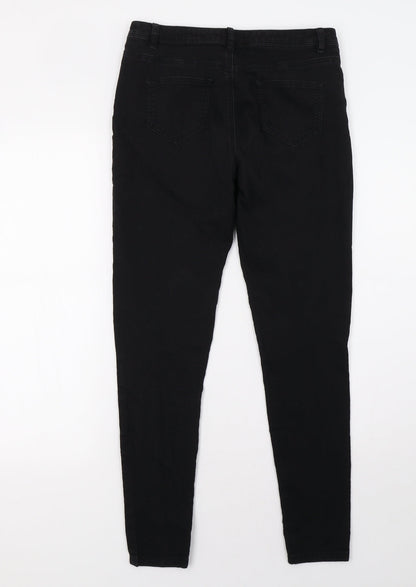 be.you Womens Black  Denim Skinny Jeans Size 10 L29 in