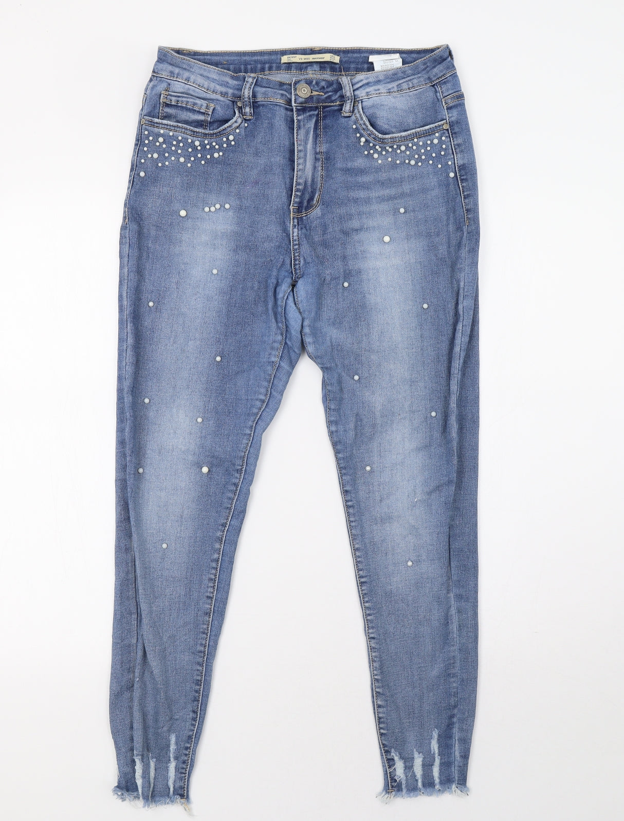 Womens UK Size 12 vs miss Regular Fit Skinny Blue Jeans