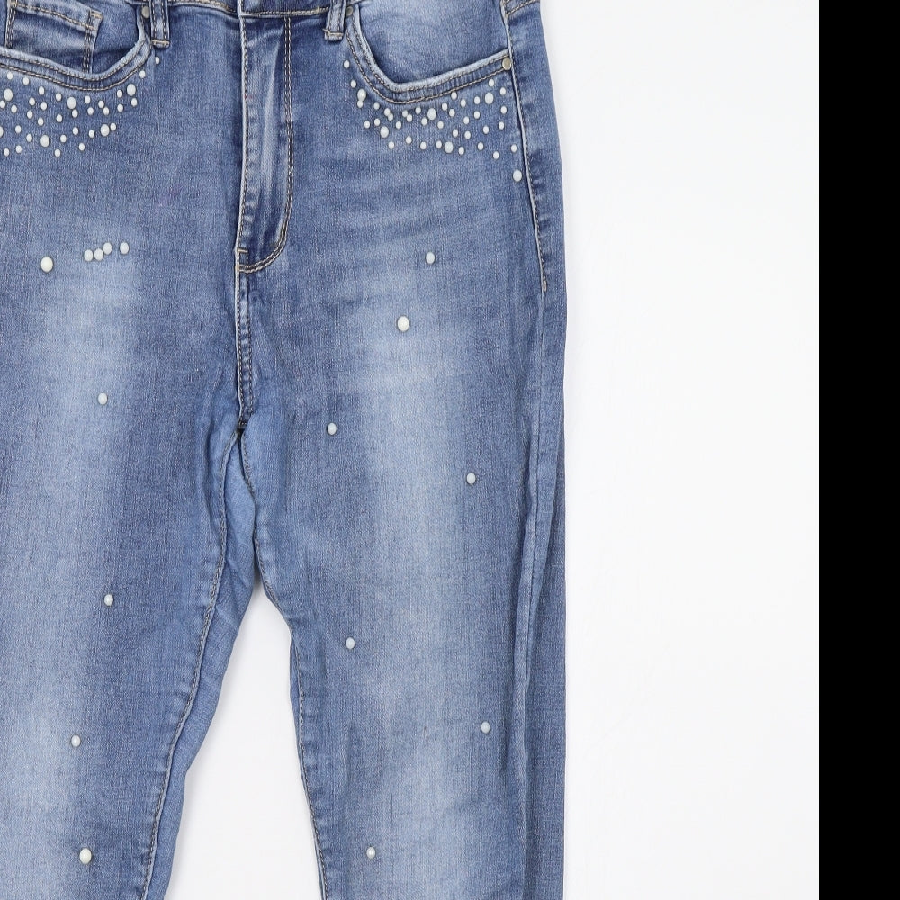Womens UK Size 12 vs miss Regular Fit Skinny Blue Jeans