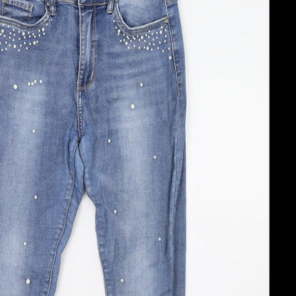 Womens UK Size 12 vs miss Regular Fit Skinny Blue Jeans