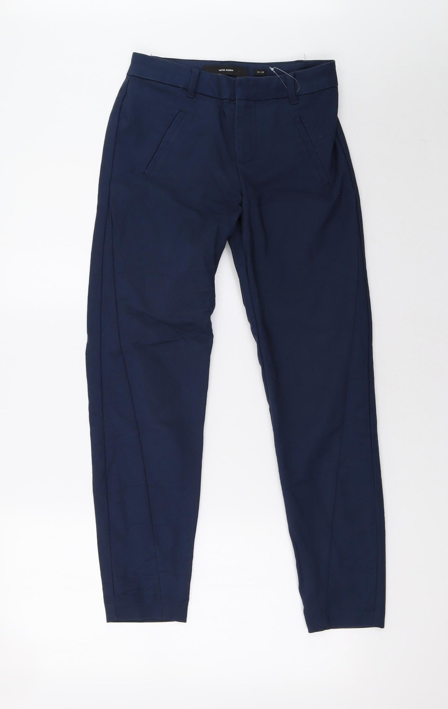 Vera Moda Womens Blue   Trousers  Size 8 L28 in